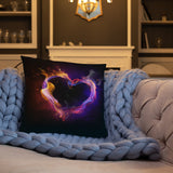 Fire Heart Basic Pillow