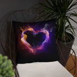 Fire Heart Basic Pillow