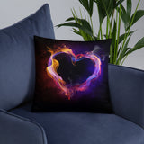 Fire Heart Basic Pillow