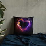 Fire Heart Basic Pillow