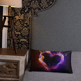 Fire Heart Basic Pillow