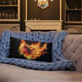 Flaming Heart Basic Pillow