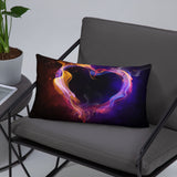 Fire Heart Basic Pillow