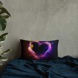 Fire Heart Basic Pillow