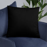 Blue Galaxy Over the Horizon Pillow