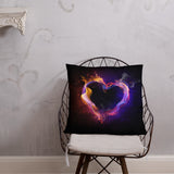 Fire Heart Basic Pillow