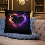 Fire Heart Basic Pillow