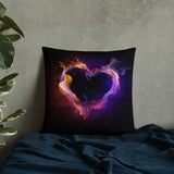 Fire Heart Basic Pillow