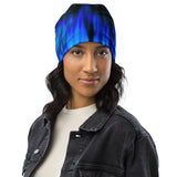 Blue Flames Beanie