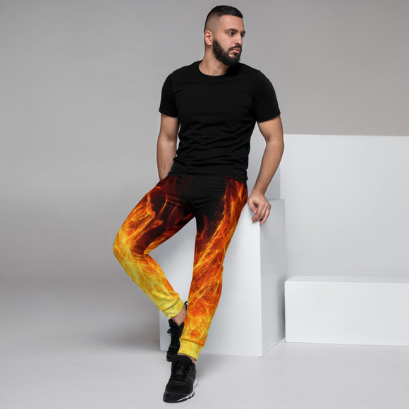 Engulfed in Flames Men's Joggers