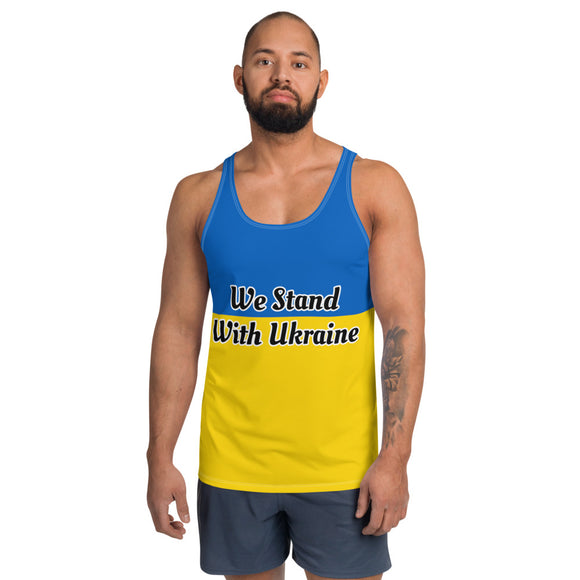 We Stand With Ukraine Unisex Tank Top