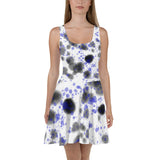 Paint Splatter Skater Dress