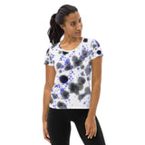 Paint Splatter Women's Athletic T-shirt