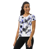 Paint Splatter Women's Athletic T-shirt