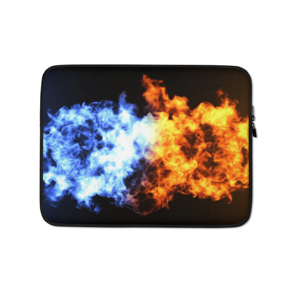 Flames Meet Laptop Sleeve