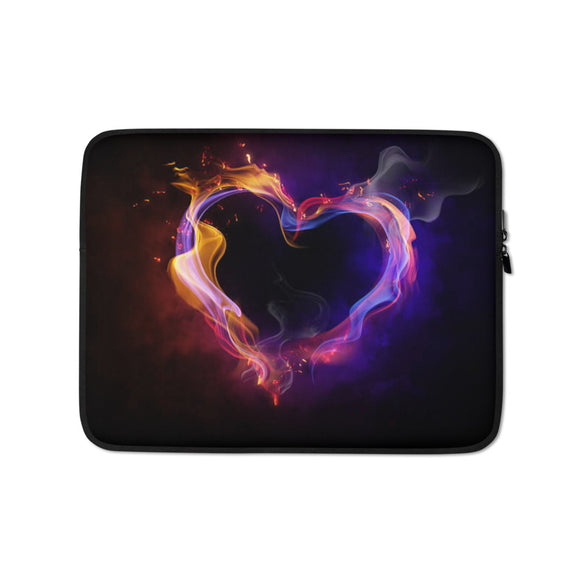 Fire Heart Laptop Sleeve