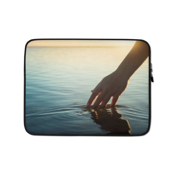 Touching Water Laptop Sleeve