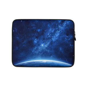 Blue Gaaxy Over the Horizon Laptop Sleeve