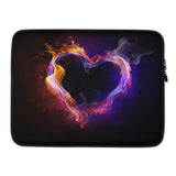 Fire Heart Laptop Sleeve