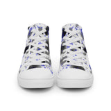 Paint Splatter Men’s high top canvas shoes