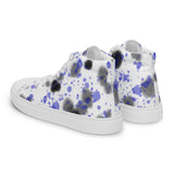 Paint Splatter Men’s high top canvas shoes