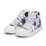 Paint Splatter Men’s high top canvas shoes