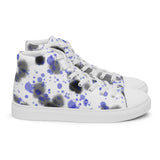 Paint Splatter Men’s high top canvas shoes