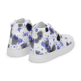 Paint Splatter Men’s high top canvas shoes