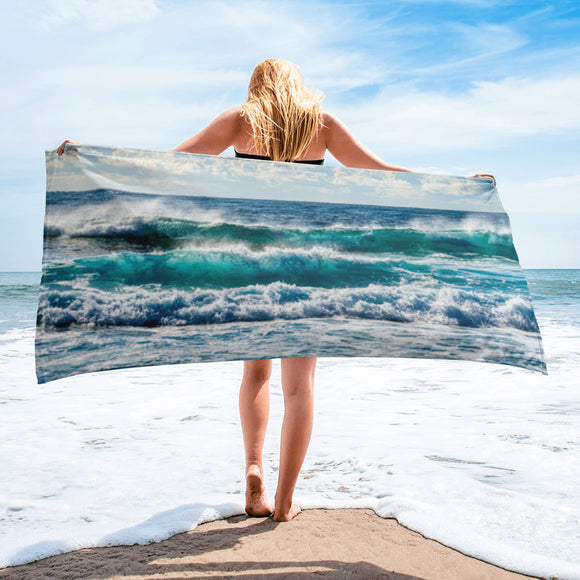 Ocean Waves Towel