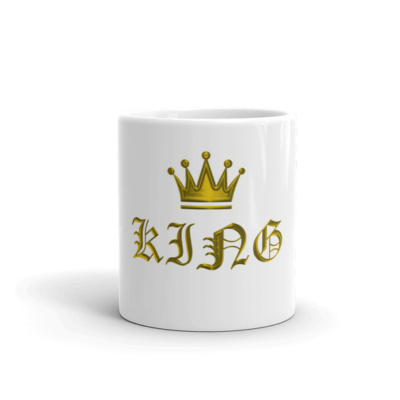 King (Gold) glossy mug