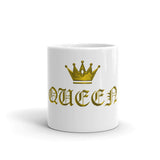 Queen (Gold) glossy mug