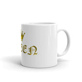 Queen (Gold) glossy mug