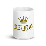 King (Gold) glossy mug