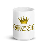 Queen (Gold) glossy mug