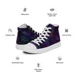 Abstract Art Women’s high top canvas shoes